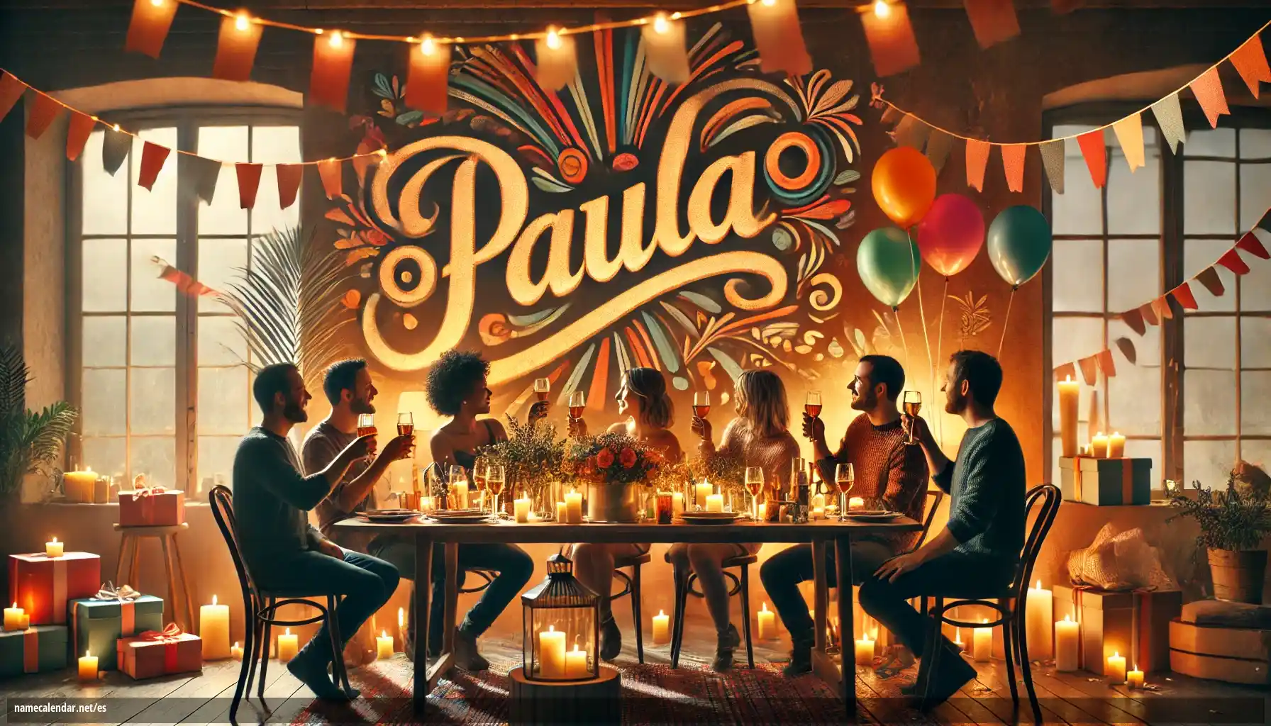Celebración del onomástico y del nombre - Paula