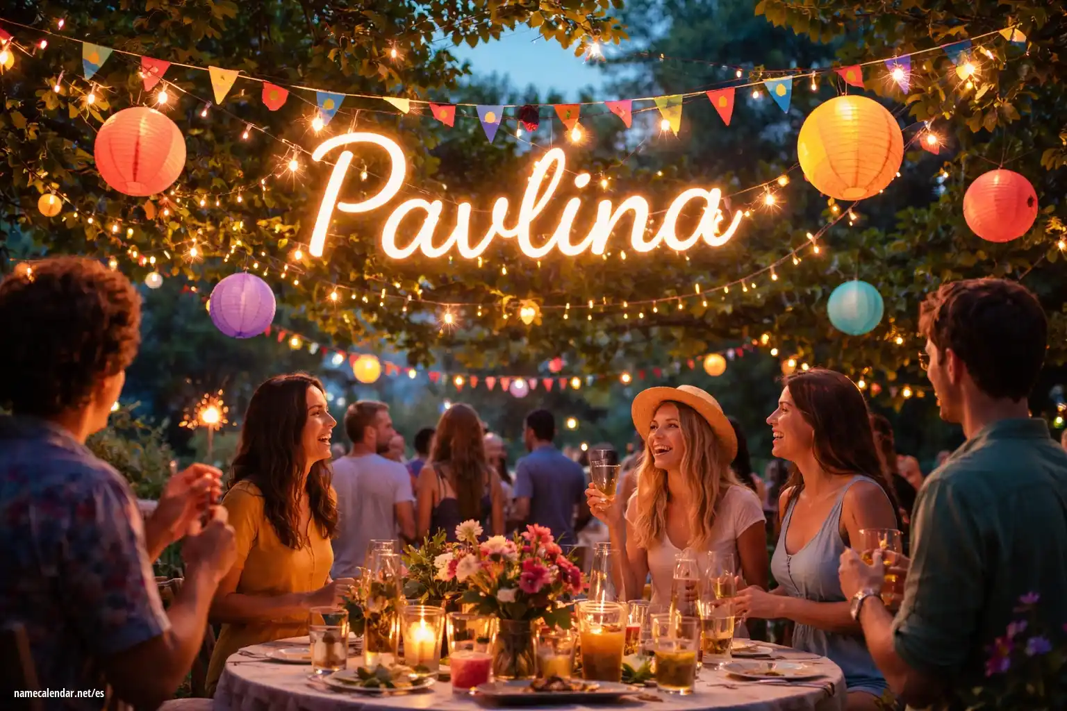 Celebración del onomástico y del nombre - Pavlína