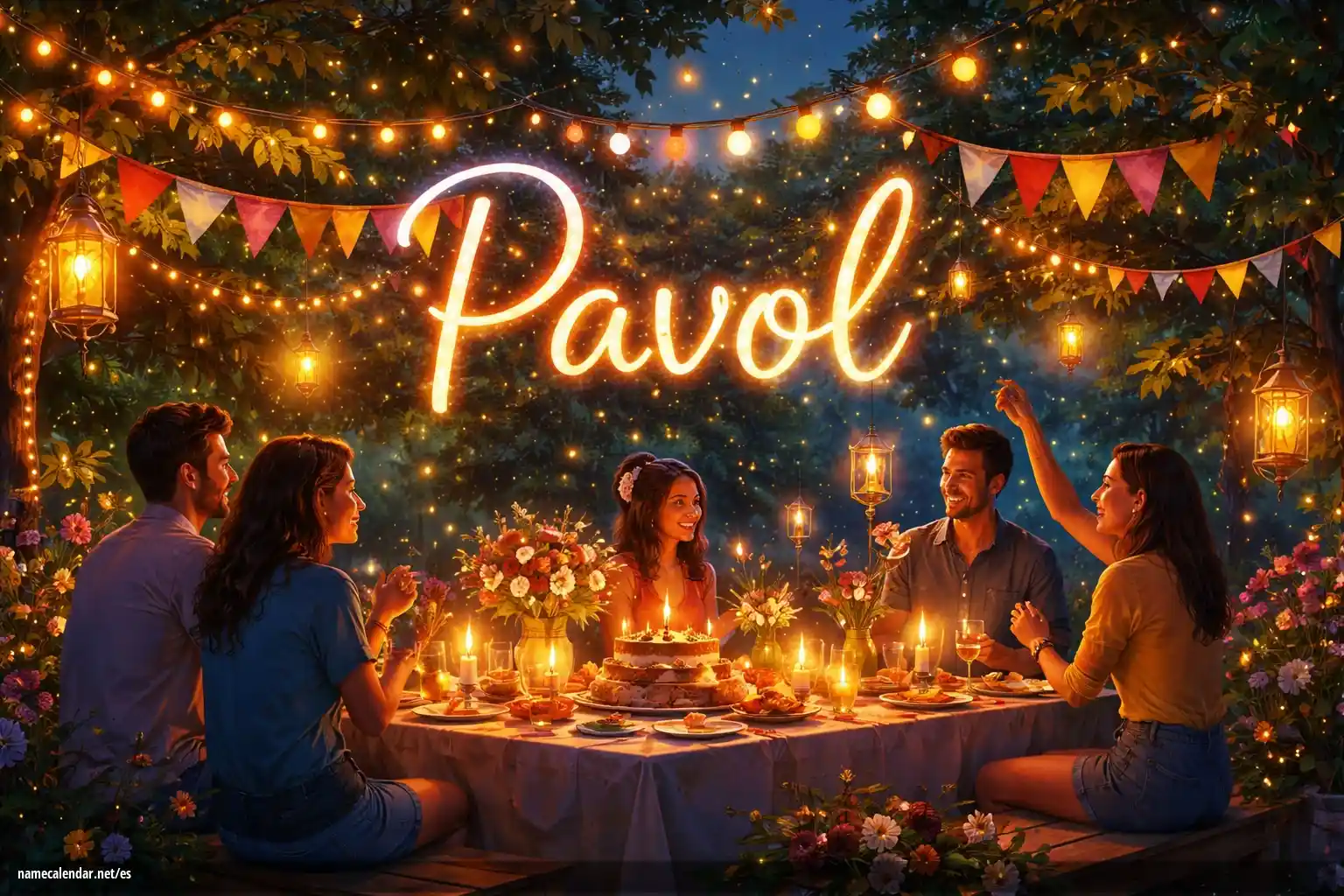 Celebración del onomástico y del nombre - Pavol