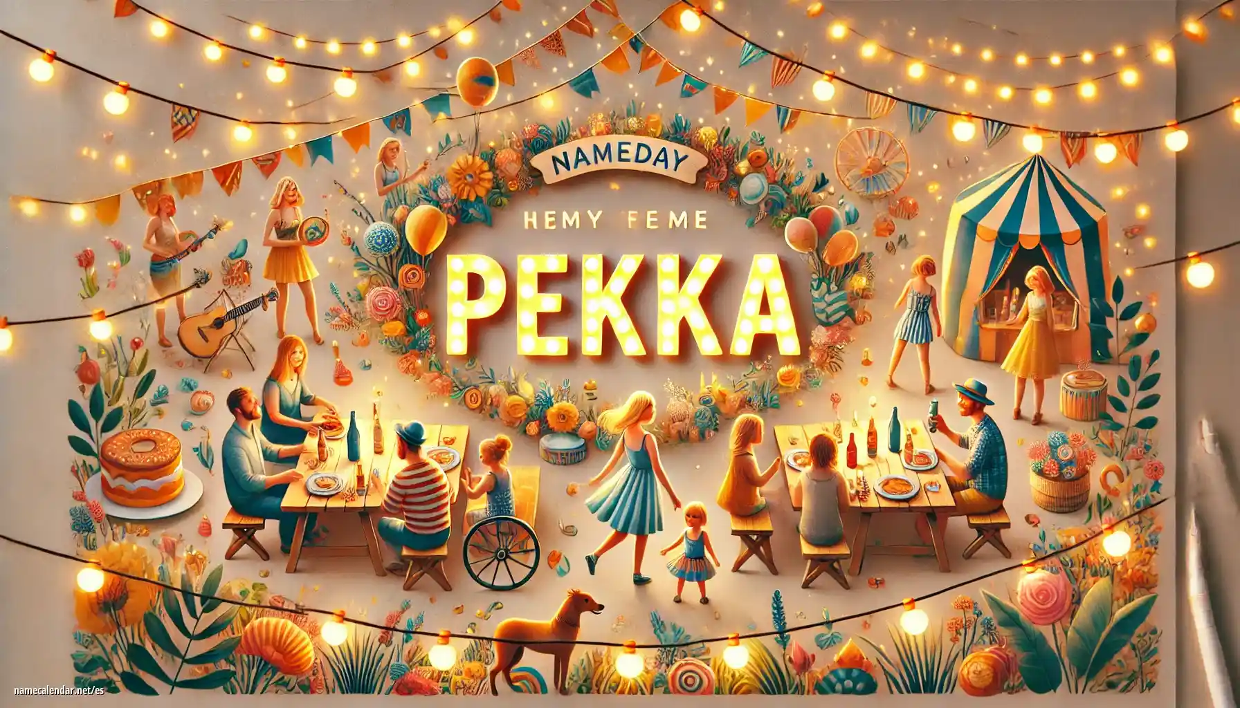 Celebración del onomástico y del nombre - Pekka