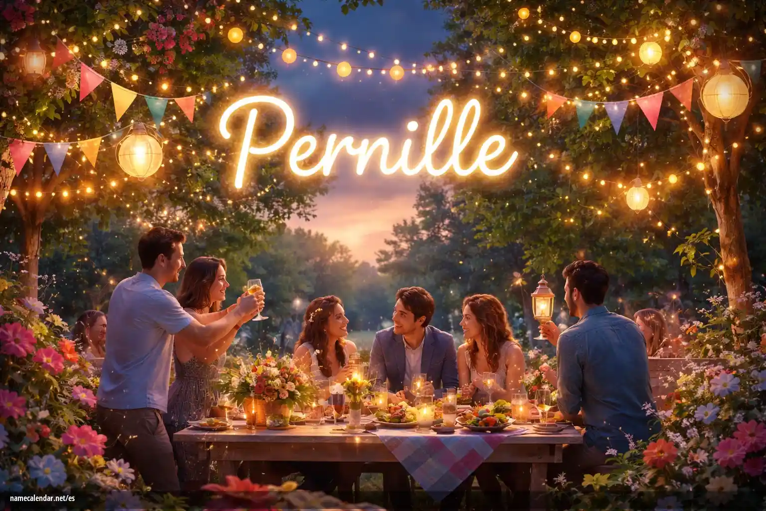 Celebración del onomástico y del nombre - Pernille