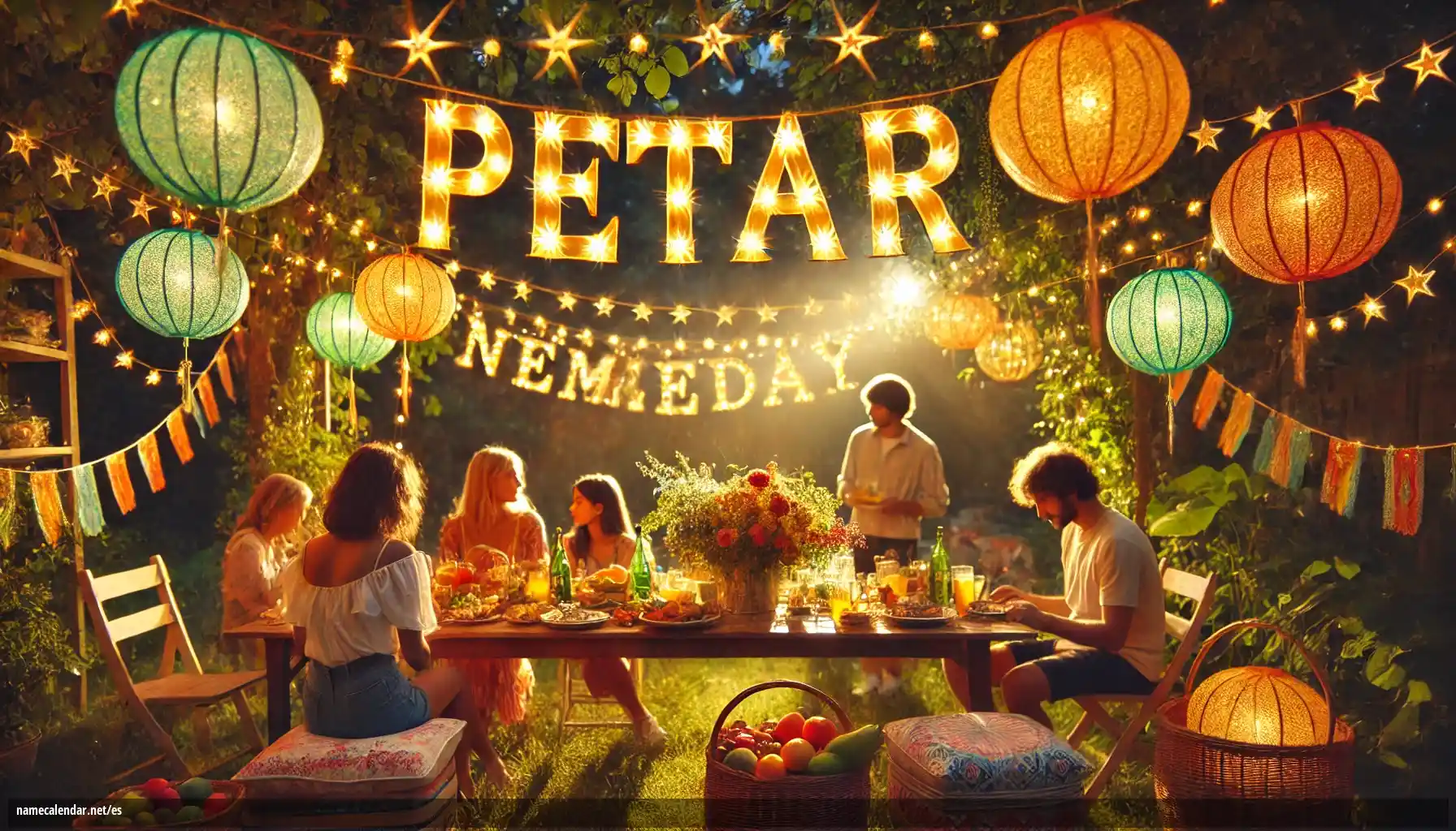 Celebración del onomástico y del nombre - Petar