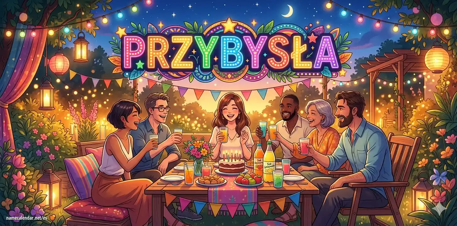Celebración del onomástico y del nombre - Przybysława