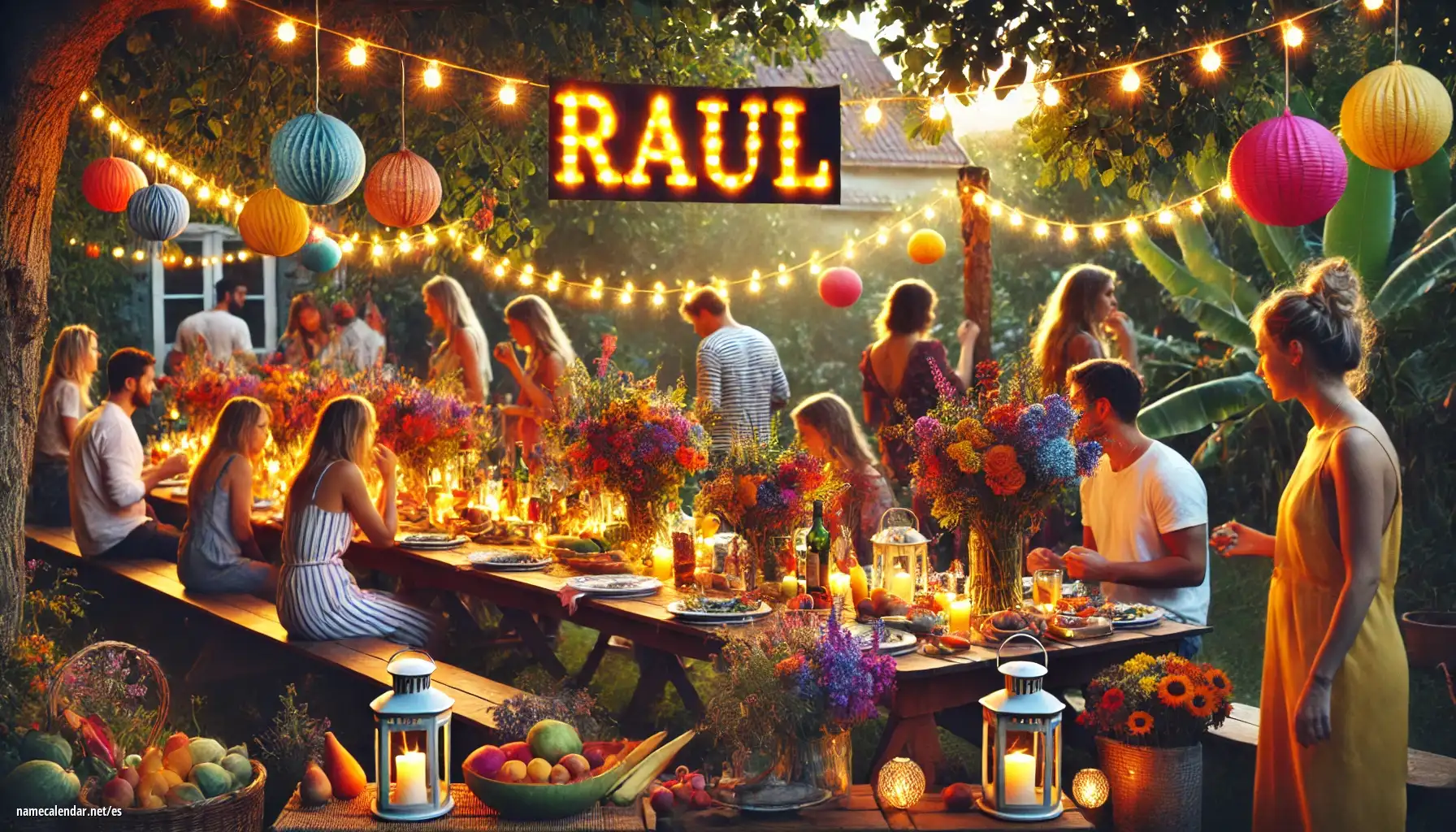 Celebración del onomástico y del nombre - Raúl