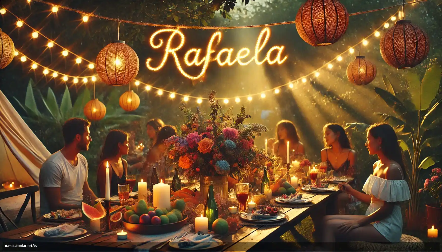 Celebración del onomástico y del nombre - Rafaela