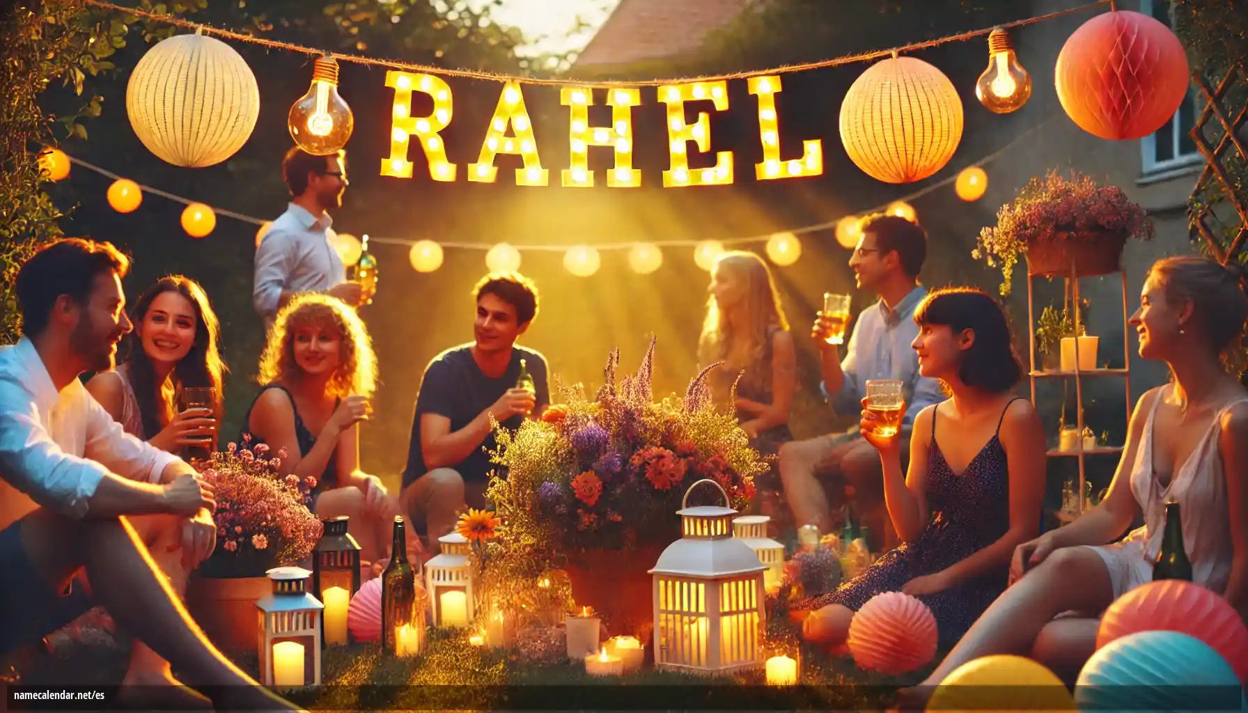 Celebración del onomástico y del nombre - Rahel