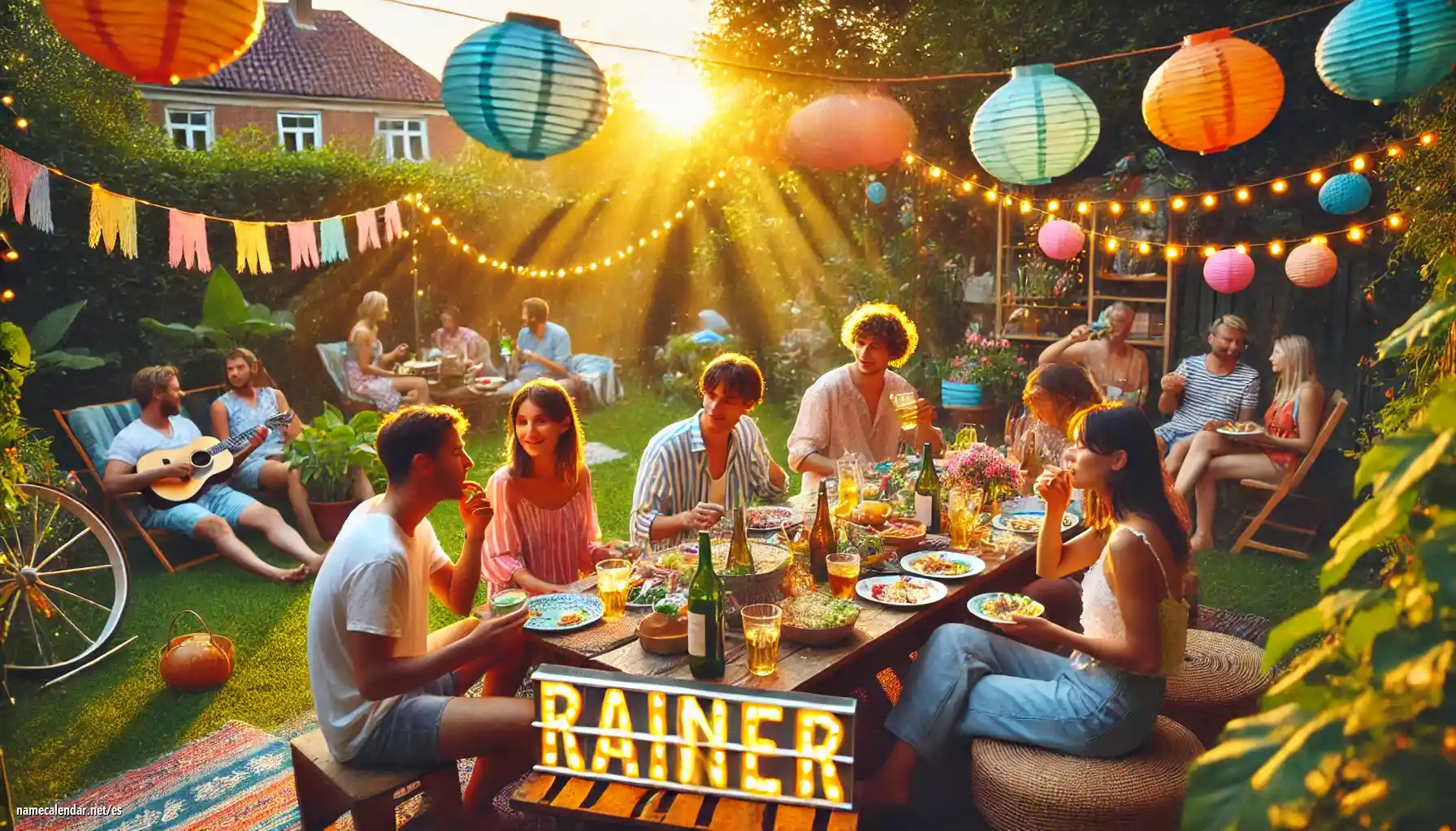 Celebración del onomástico y del nombre - Rainer