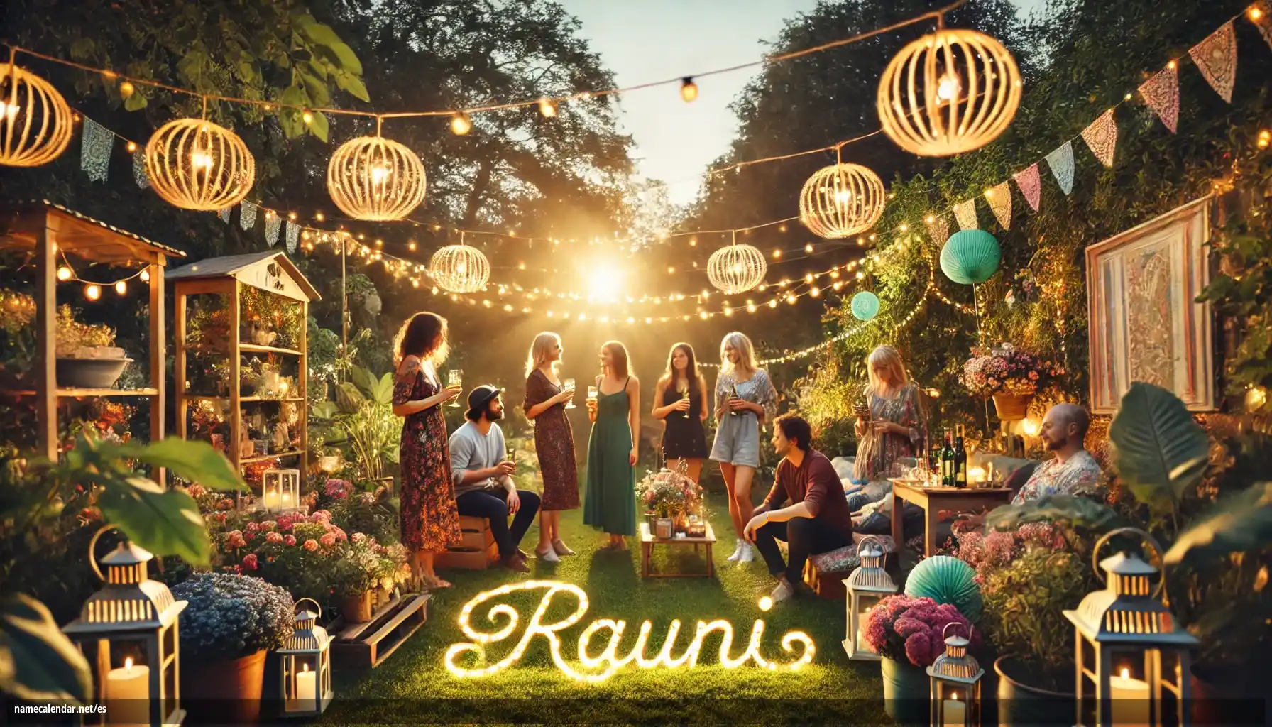 Celebración del onomástico y del nombre - Rauni