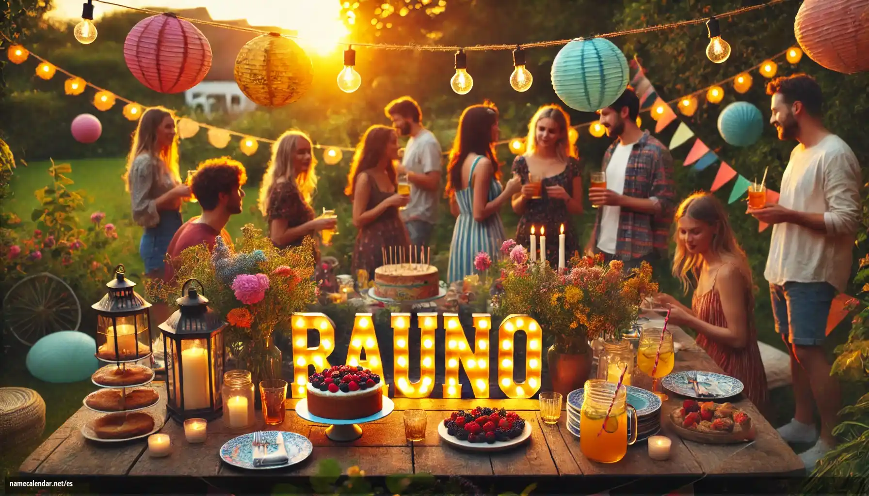 Celebración del onomástico y del nombre - Rauno