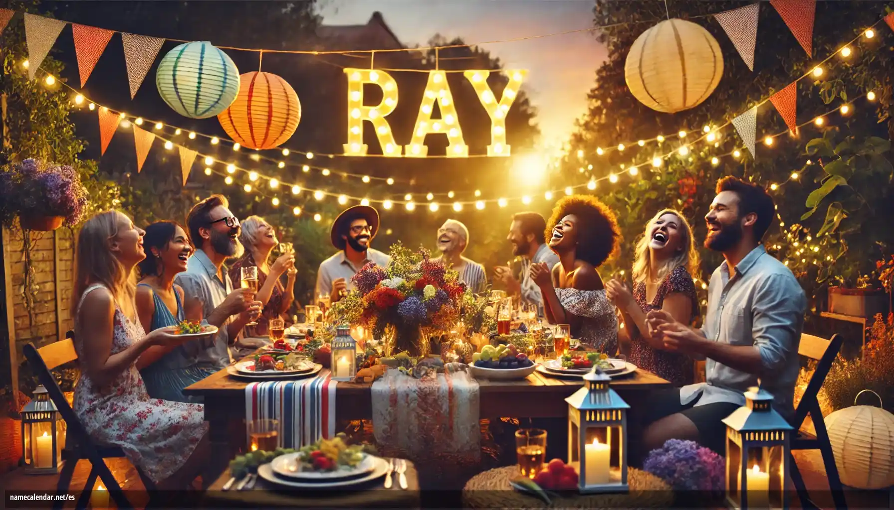 Celebración del onomástico y del nombre - Ray