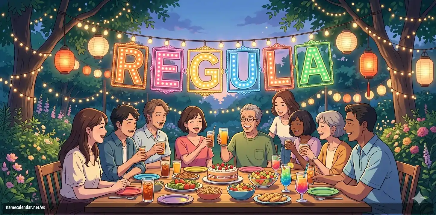 Celebración del onomástico y del nombre - Regula