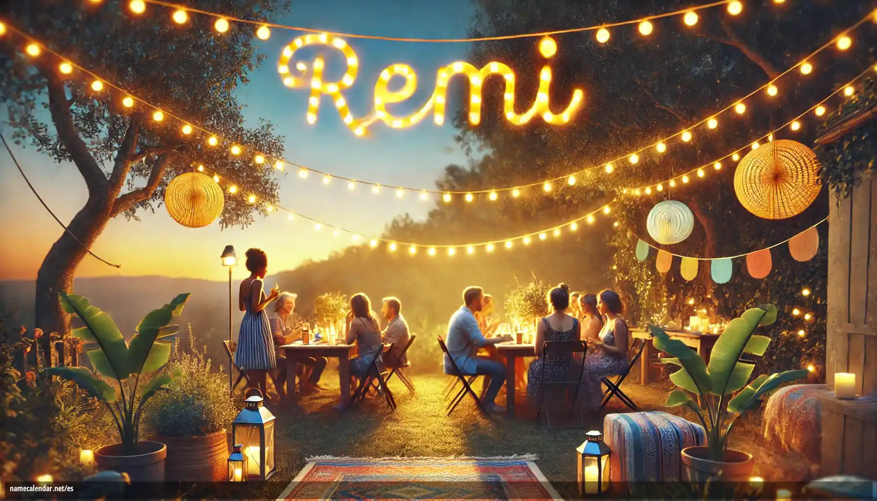 Celebración del onomástico y del nombre - Remi