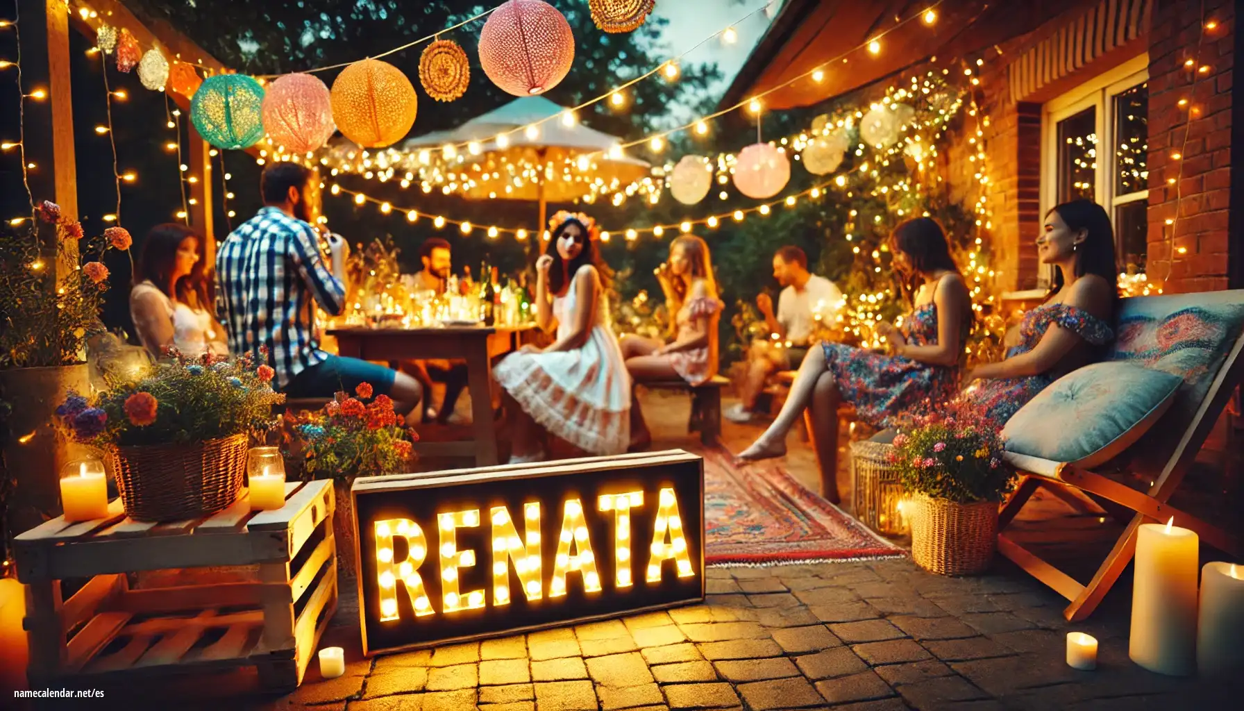 Celebración del onomástico y del nombre - Renata