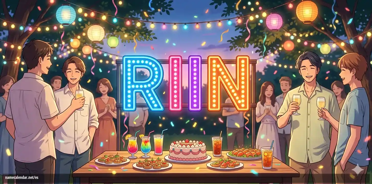 Celebración del onomástico y del nombre - Riin