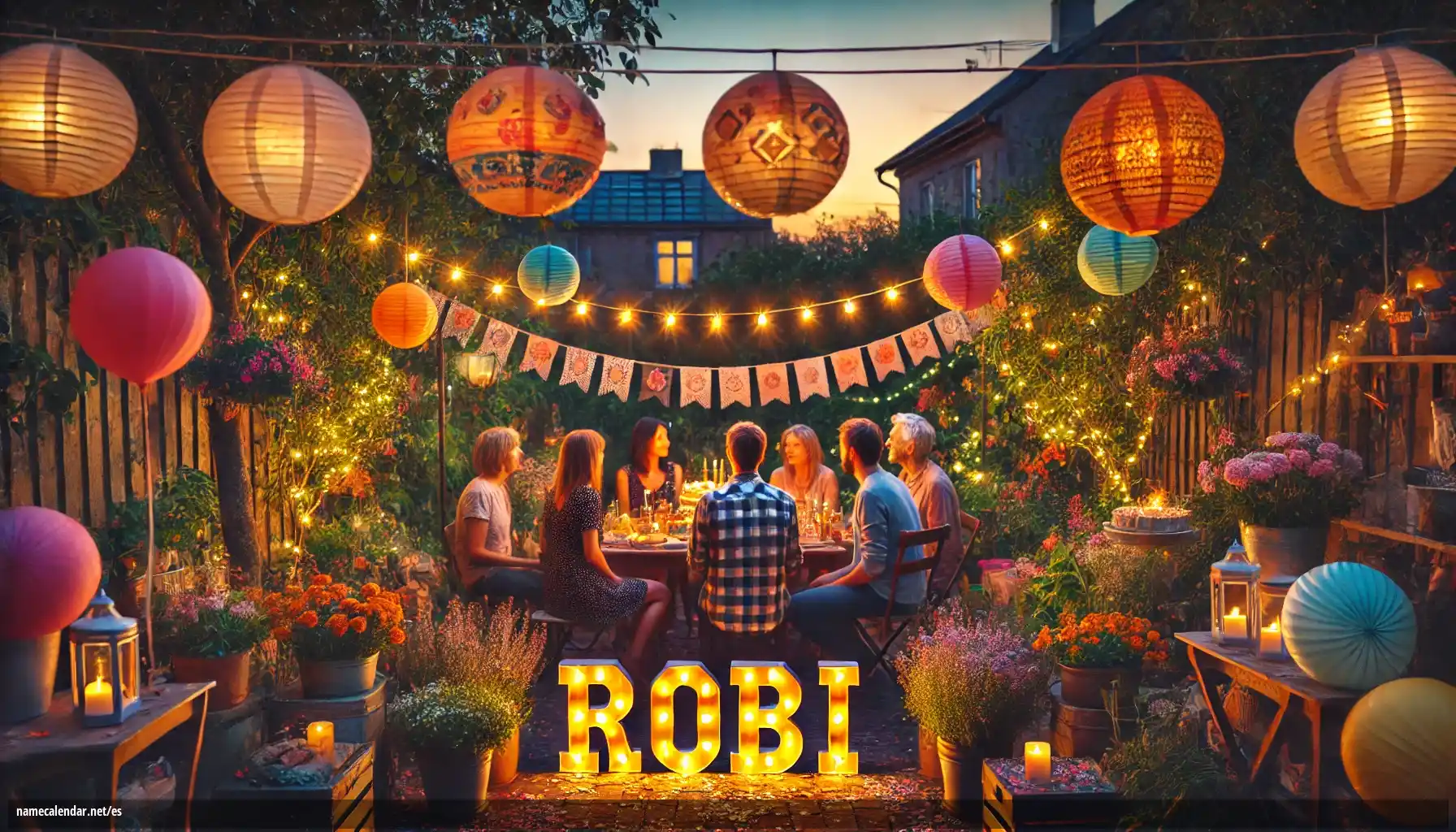 Celebración del onomástico y del nombre - Robi