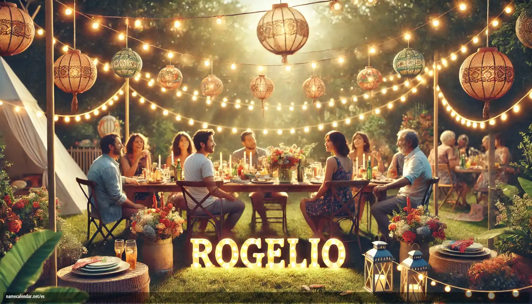 Celebración del onomástico y del nombre - Rogelio