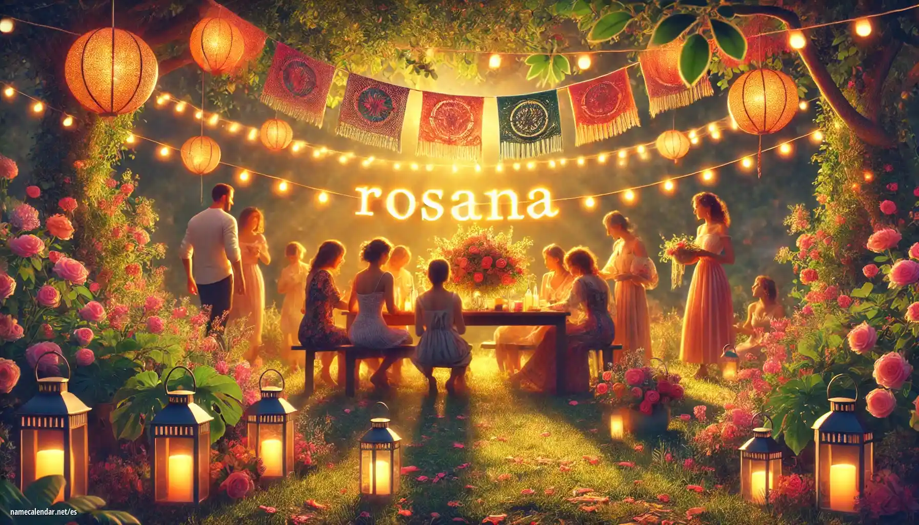 Celebración del onomástico y del nombre - Rosana