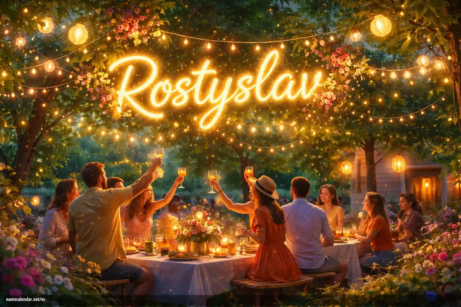 Celebración del onomástico y del nombre - Rostyslav