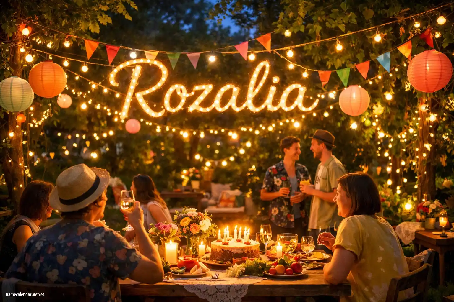 Celebración del onomástico y del nombre - Rozalia