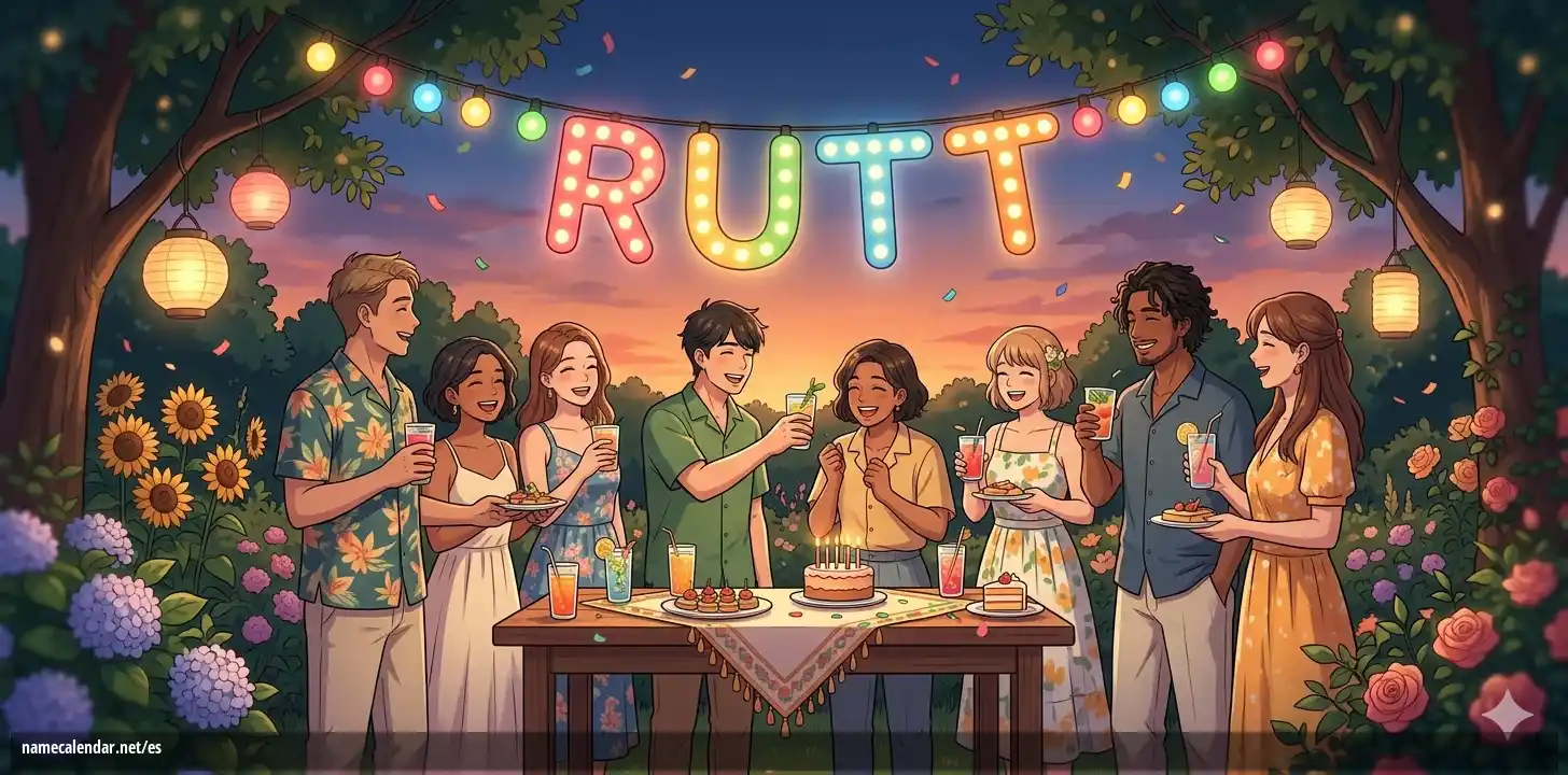 Celebración del onomástico y del nombre - Rutt