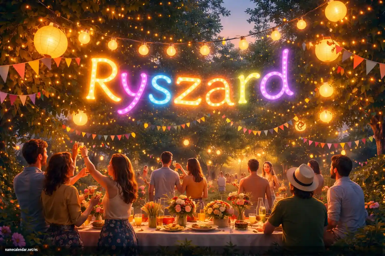 Celebración del onomástico y del nombre - Ryszard