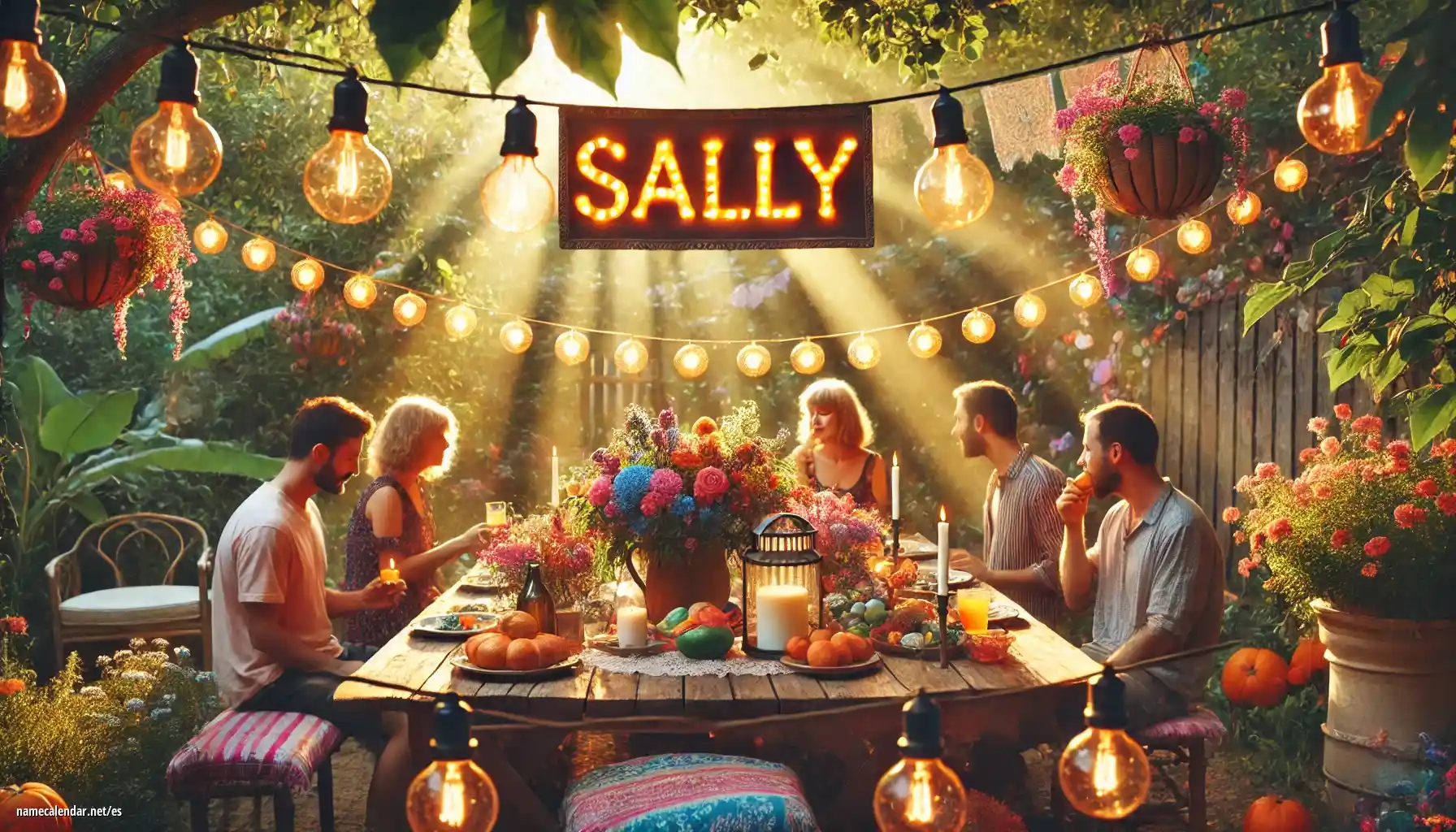 Celebración del onomástico y del nombre - Sally