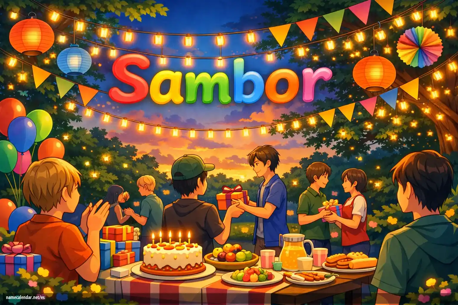 Celebración del onomástico y del nombre - Sambor