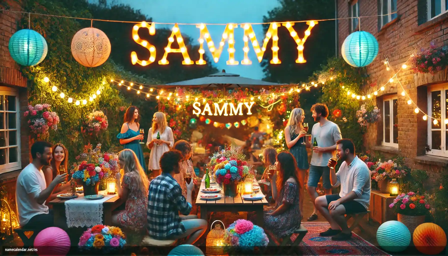 Celebración del onomástico y del nombre - Sammy