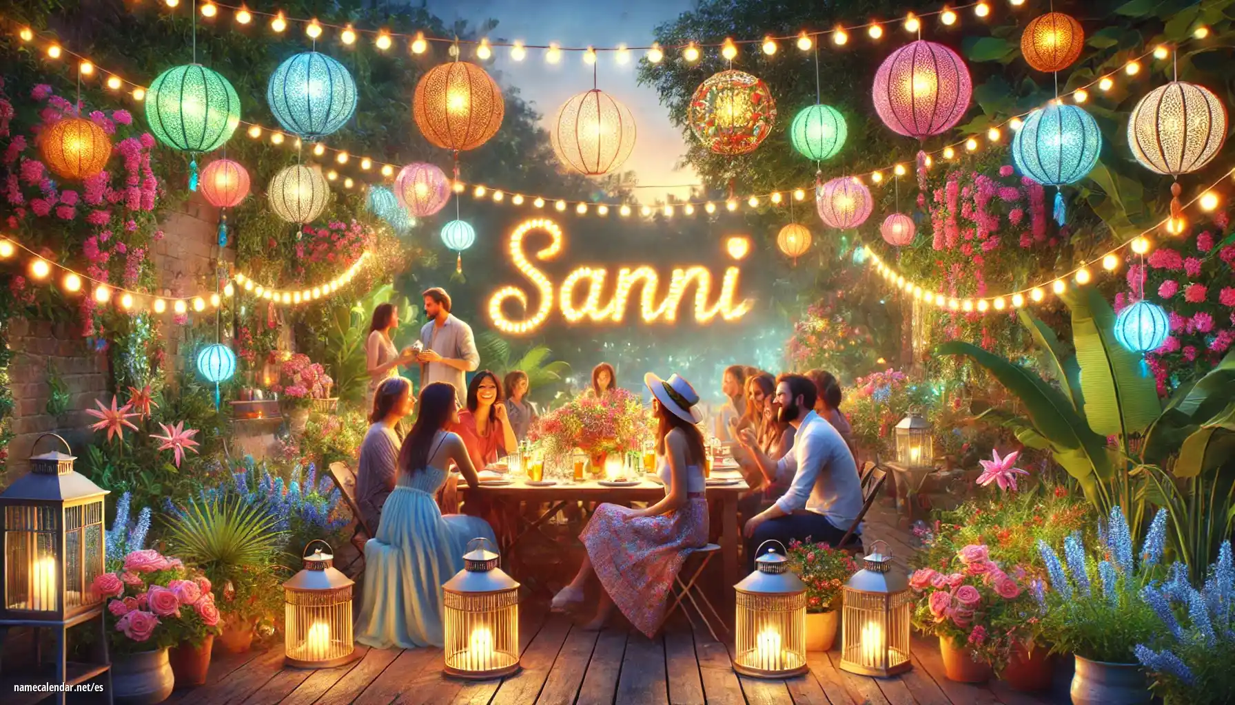 Celebración del onomástico y del nombre - Sanni
