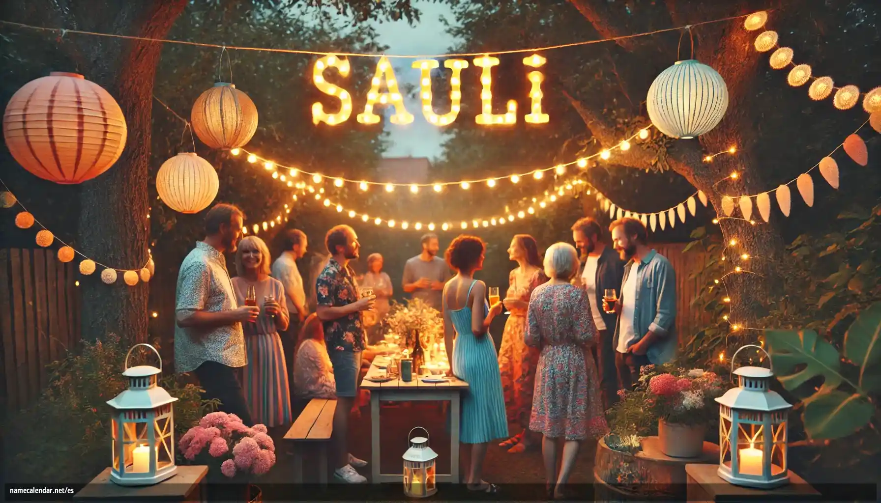 Celebración del onomástico y del nombre - Sauli