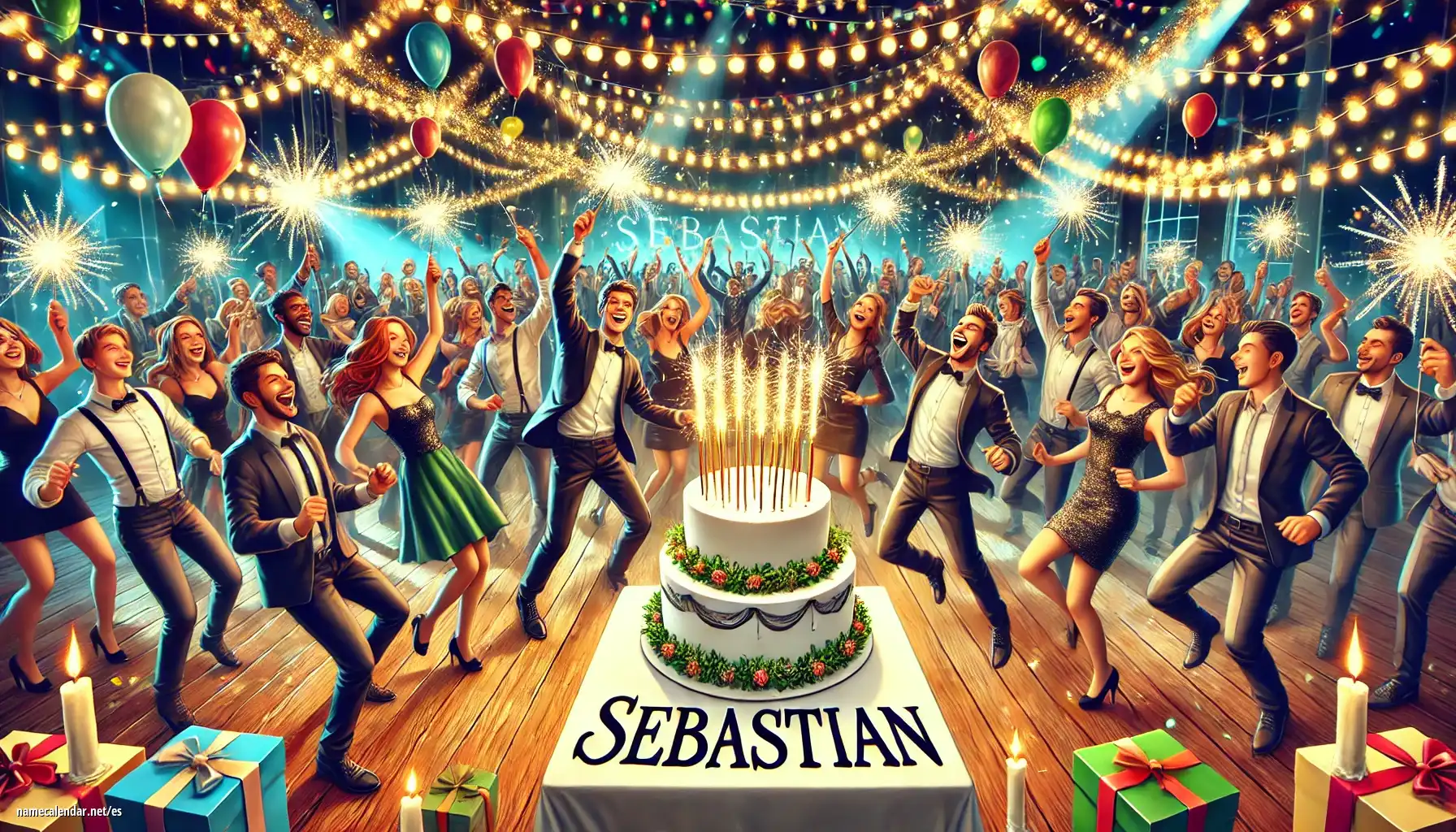 Celebración del onomástico y del nombre - Sebastian