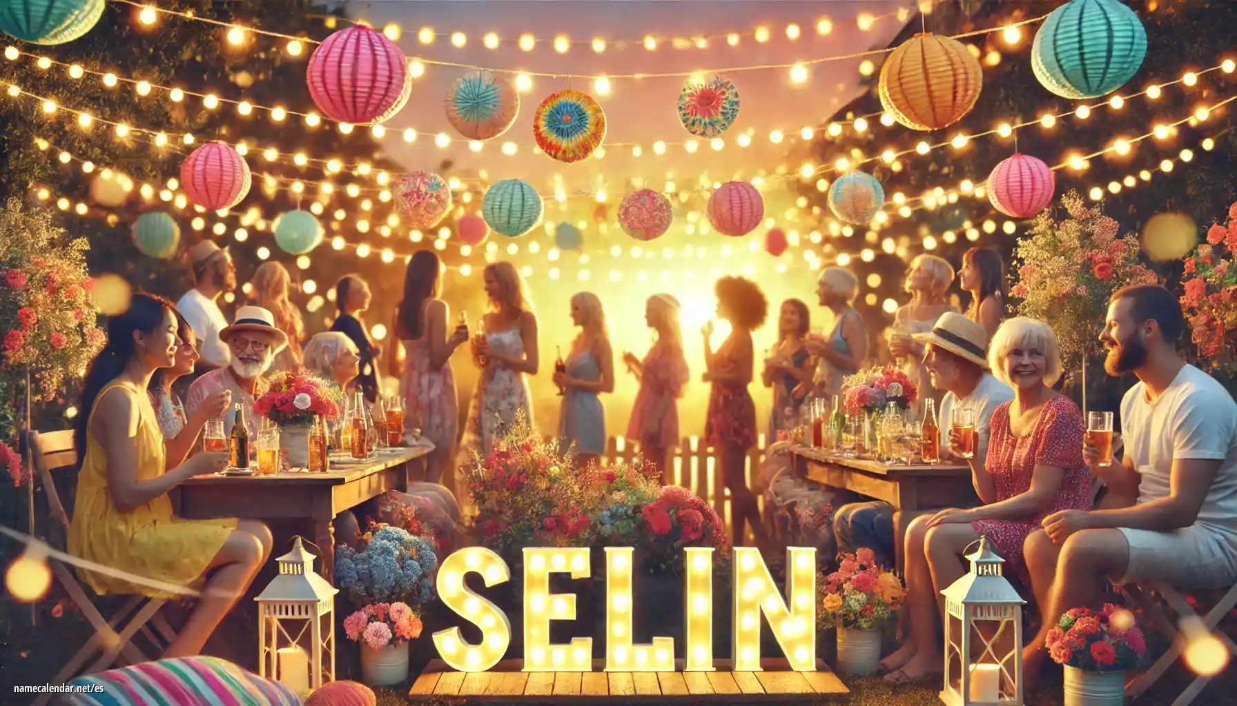 Celebración del onomástico y del nombre - Selin