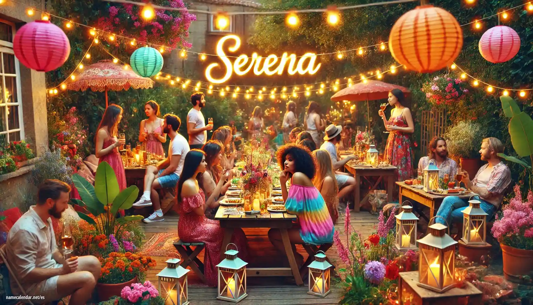 Celebración del onomástico y del nombre - Serena