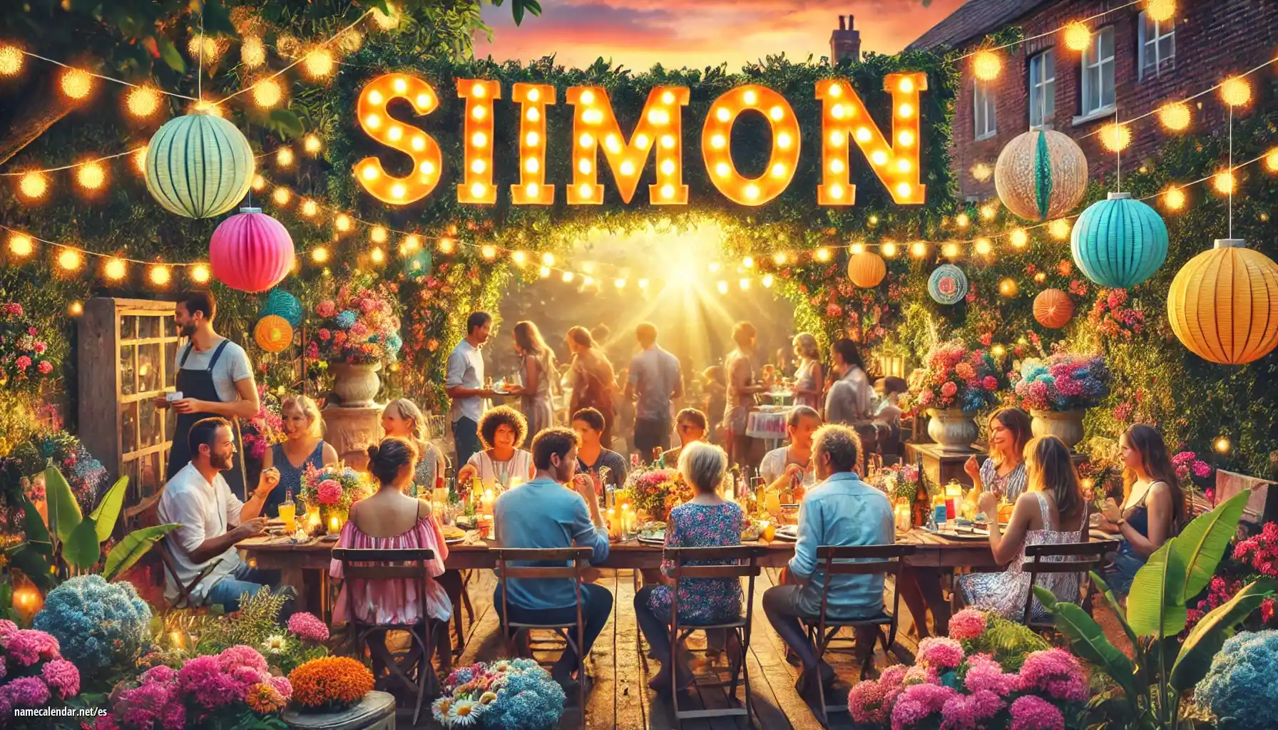 Celebración del onomástico y del nombre - Siimon