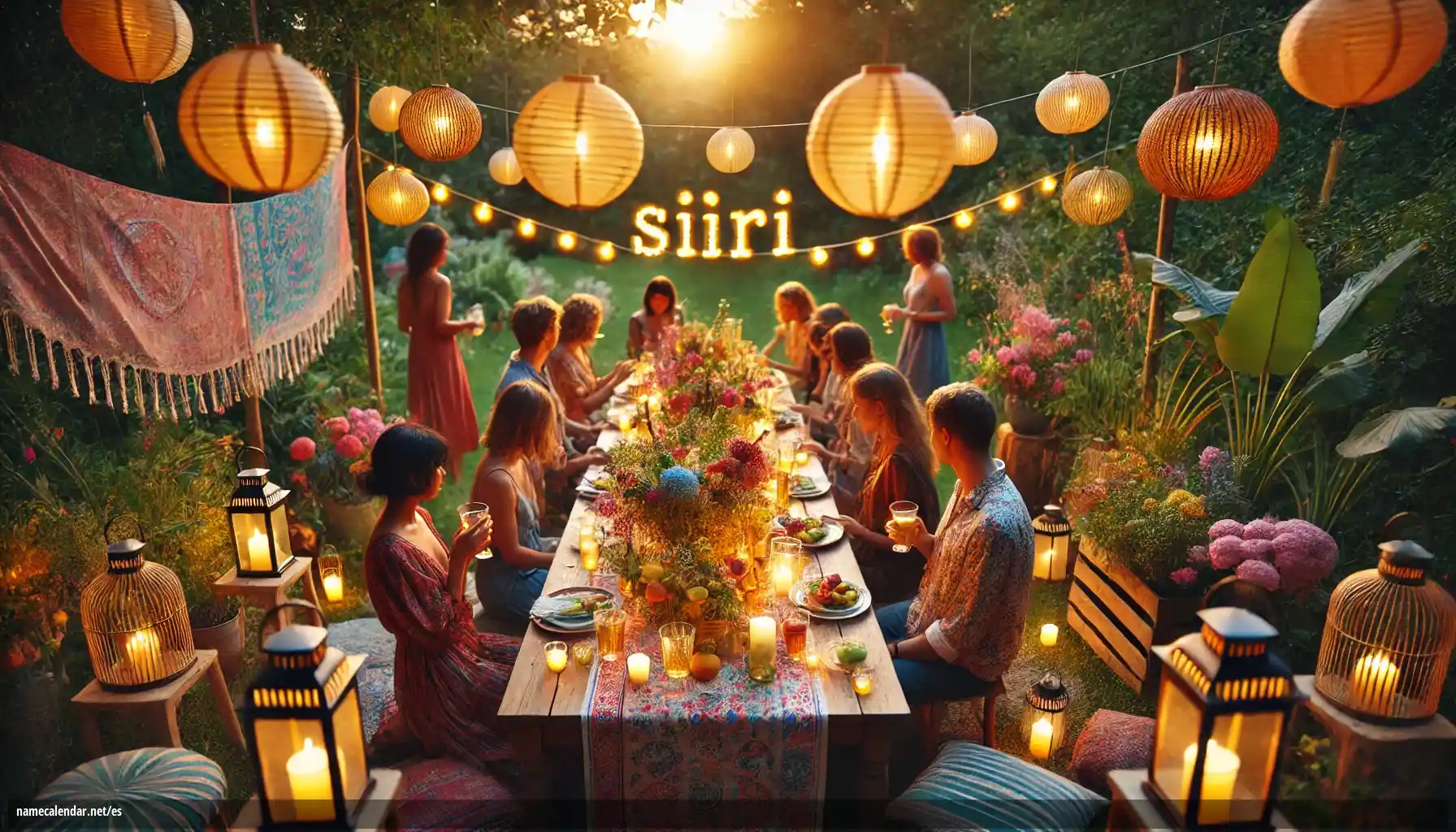 Celebración del onomástico y del nombre - Siiri