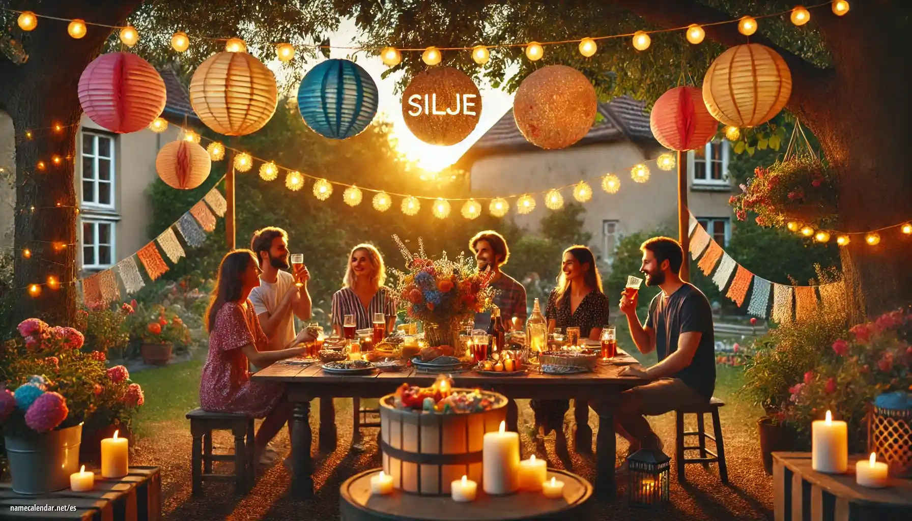 Celebración del onomástico y del nombre - Silje