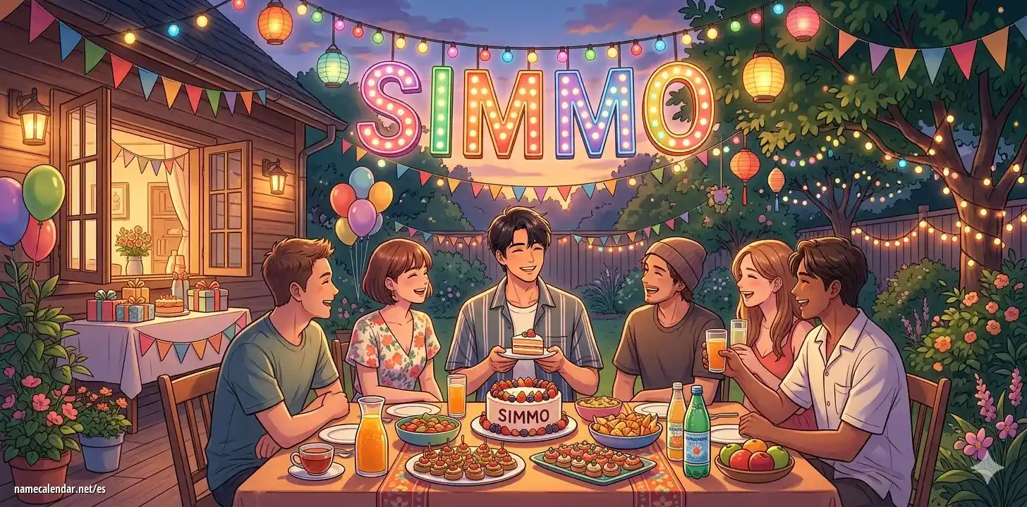 Celebración del onomástico y del nombre - Simmo