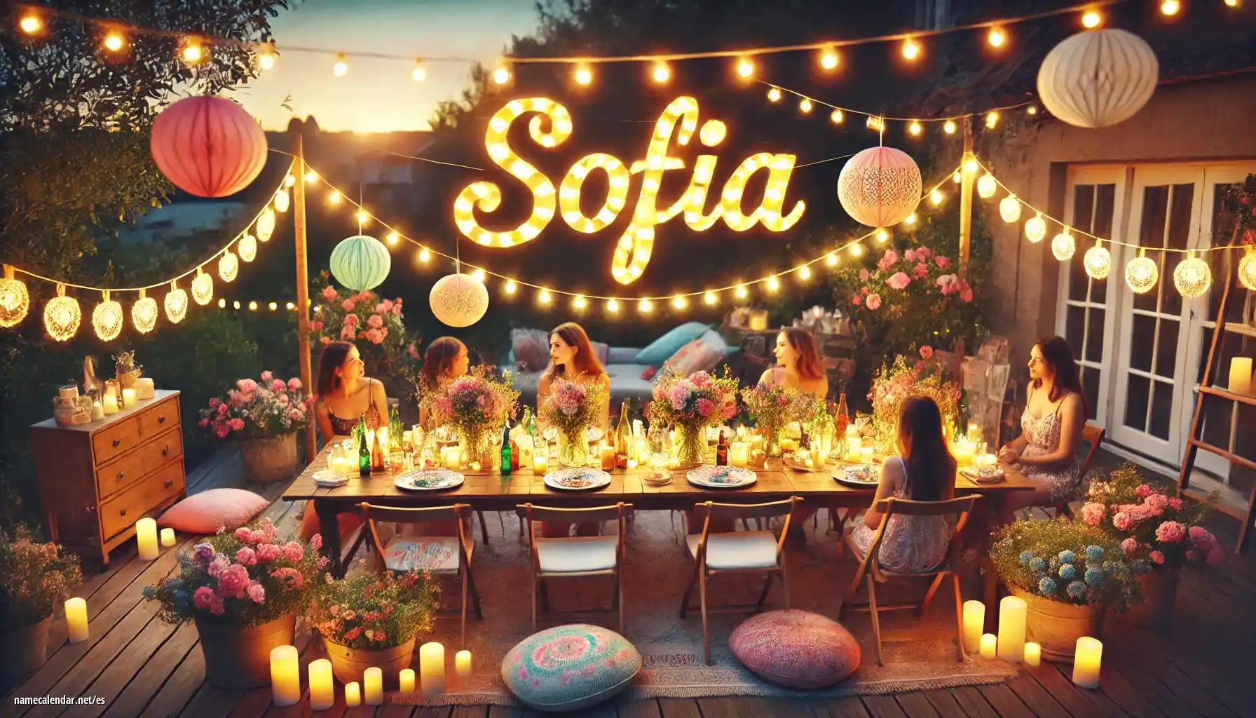 Celebración del onomástico y del nombre - Sofía