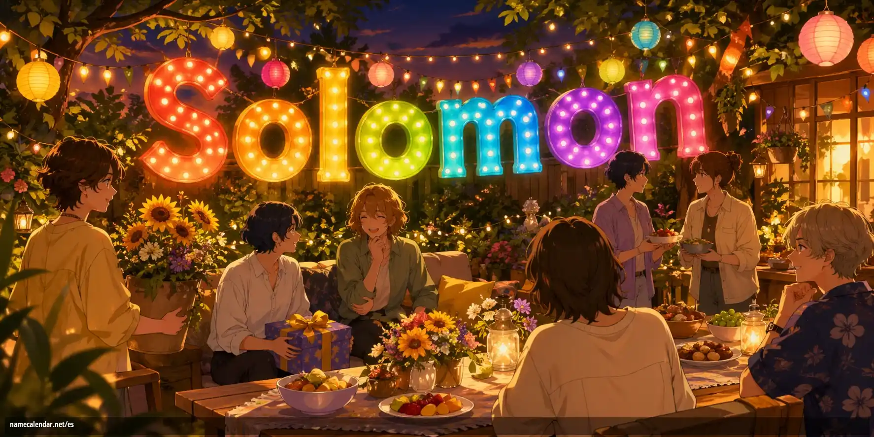 Celebración del onomástico y del nombre - Solomon
