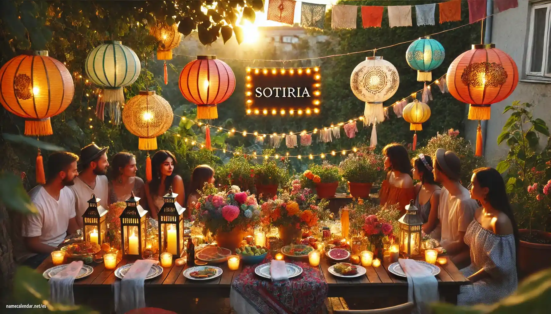 Celebración del onomástico y del nombre - Sotiria