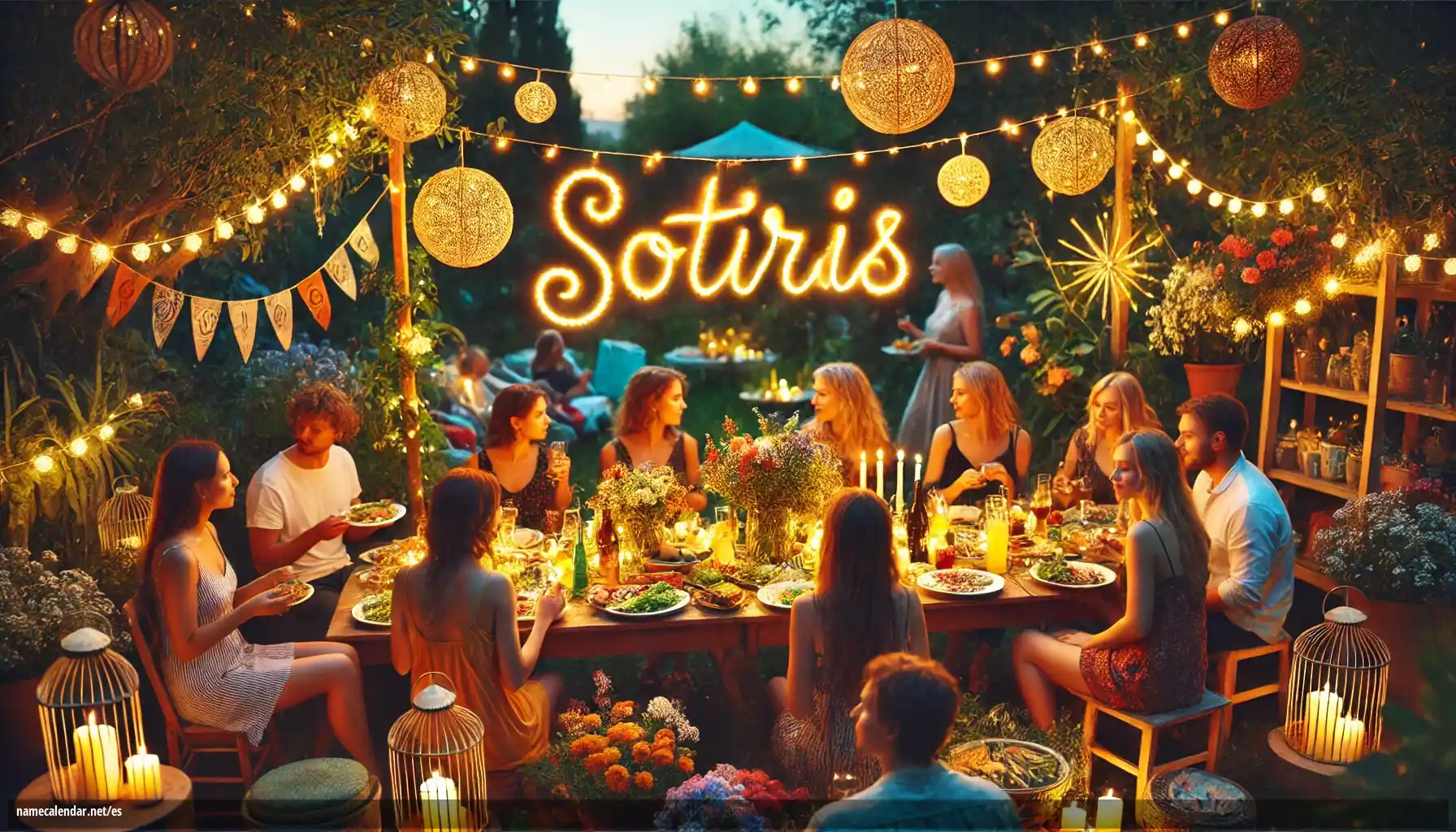 Celebración del onomástico y del nombre - Sotiris