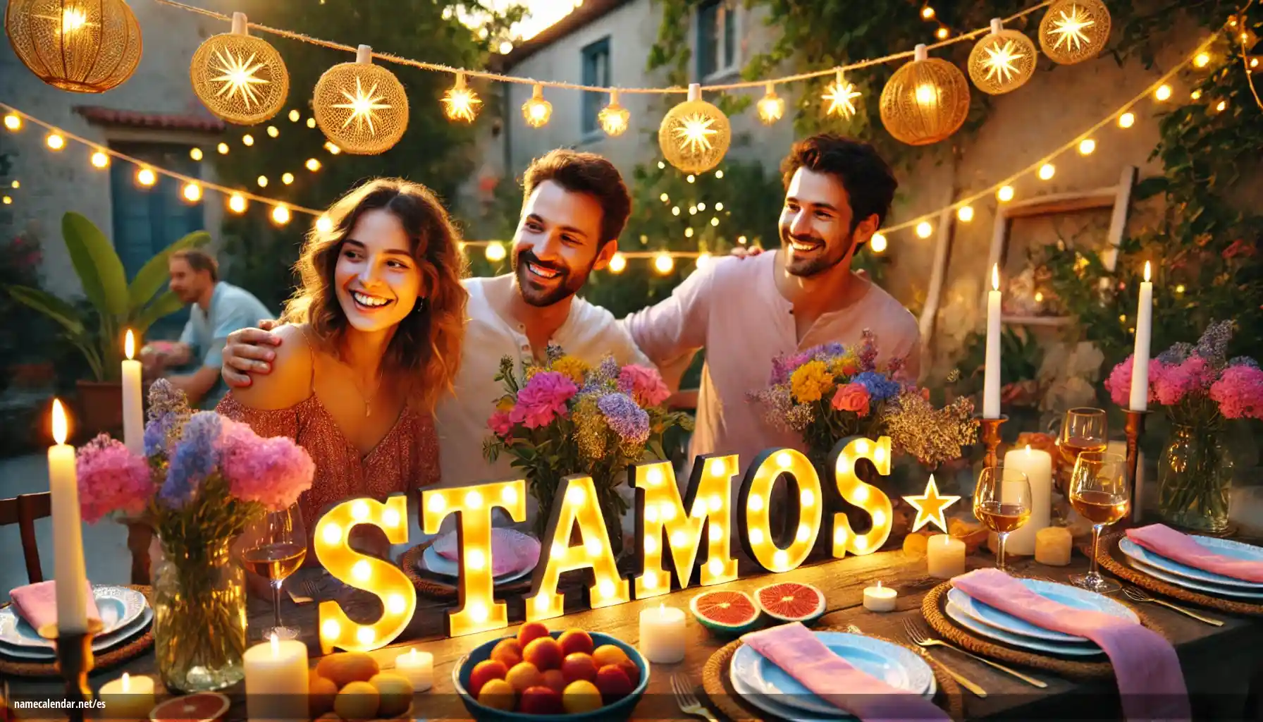 Celebración del onomástico y del nombre - Stamos