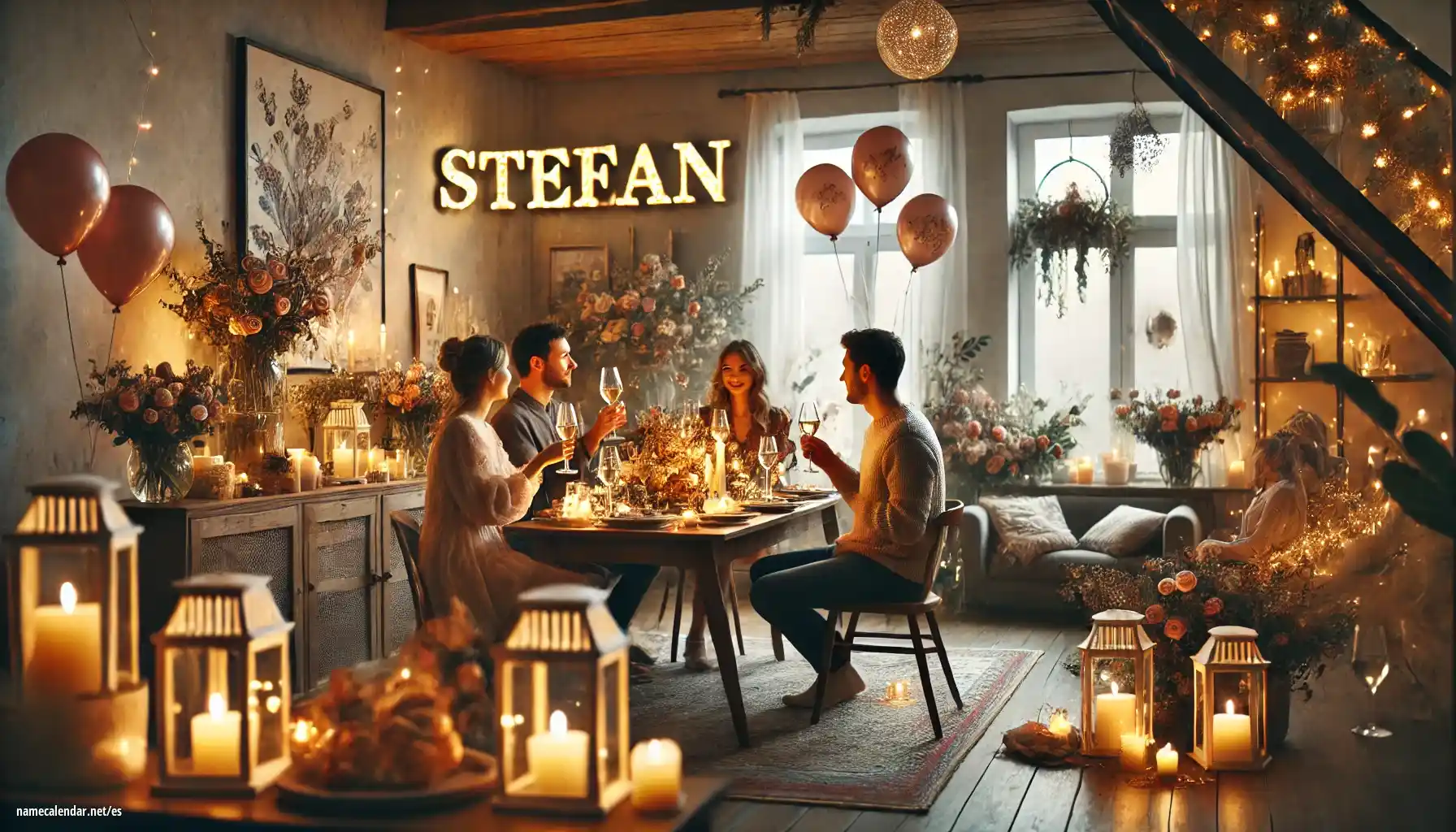 Celebración del onomástico y del nombre - Stefan