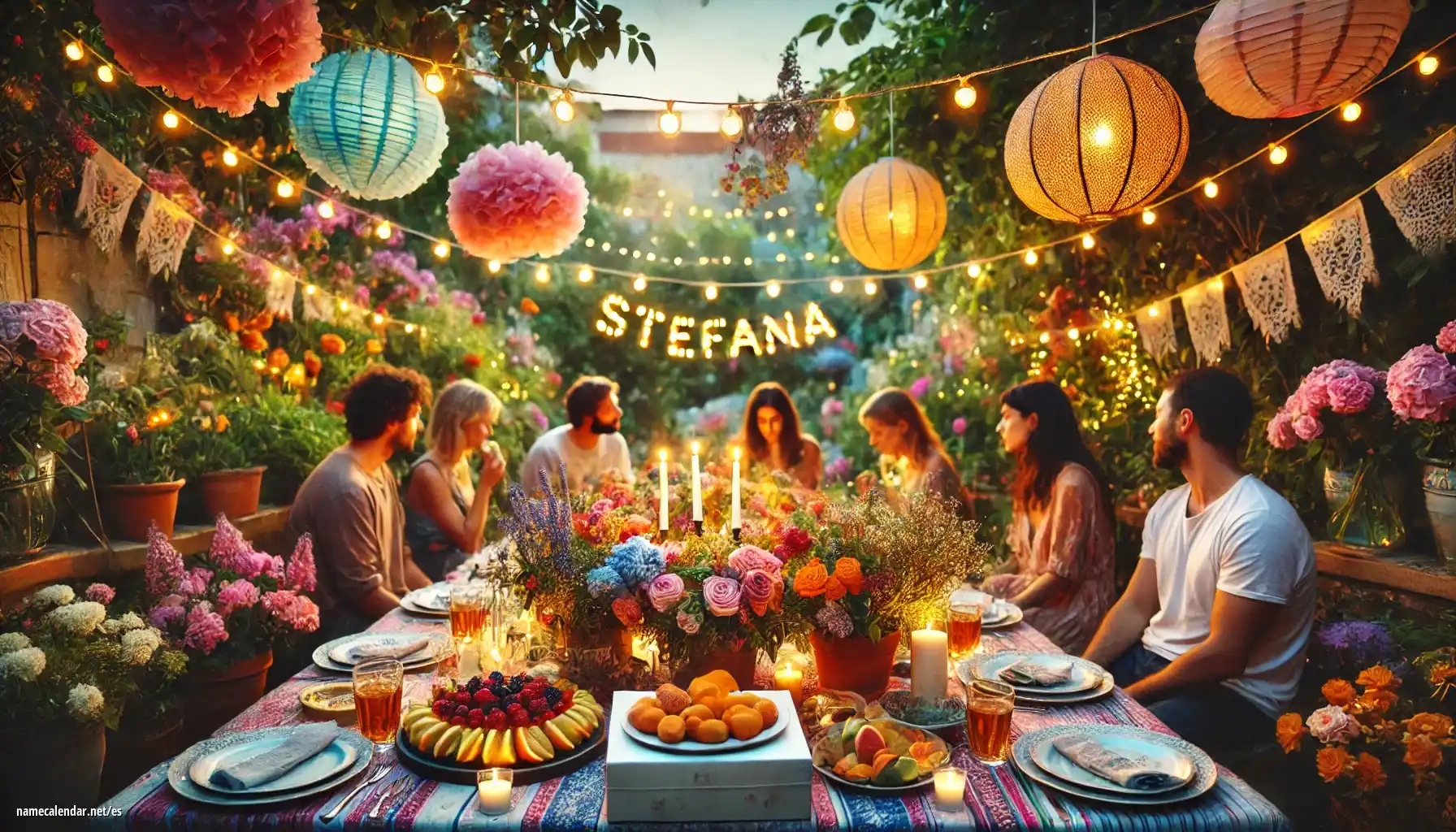 Celebración del onomástico y del nombre - Stefana