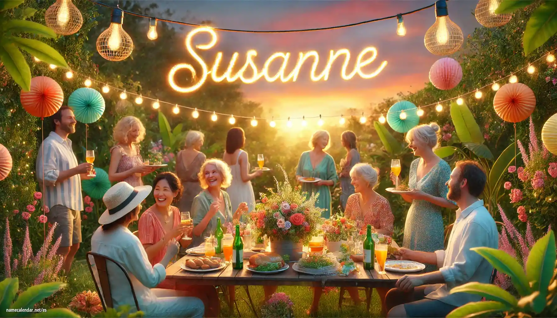 Celebración del onomástico y del nombre - Susanne