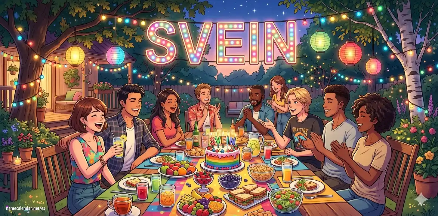 Celebración del onomástico y del nombre - Svein