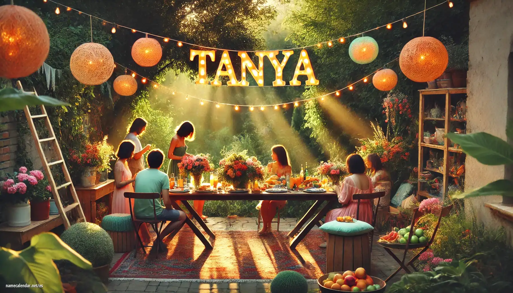 Celebración del onomástico y del nombre - Tanya