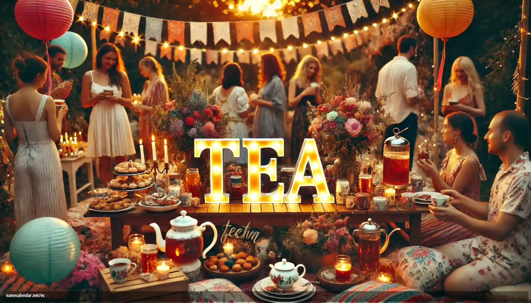 Celebración del onomástico y del nombre - Tea