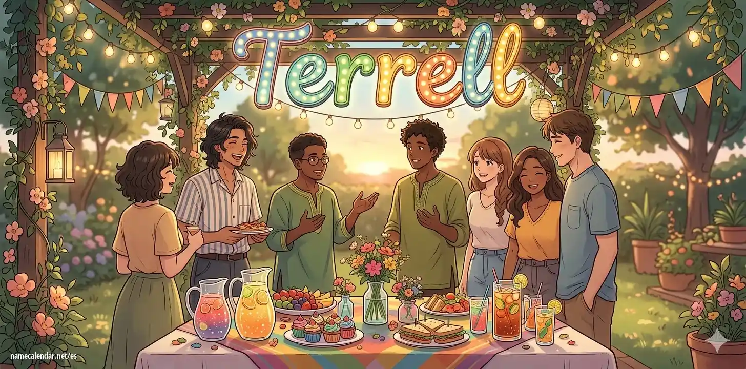 Celebración del onomástico y del nombre - Terrell