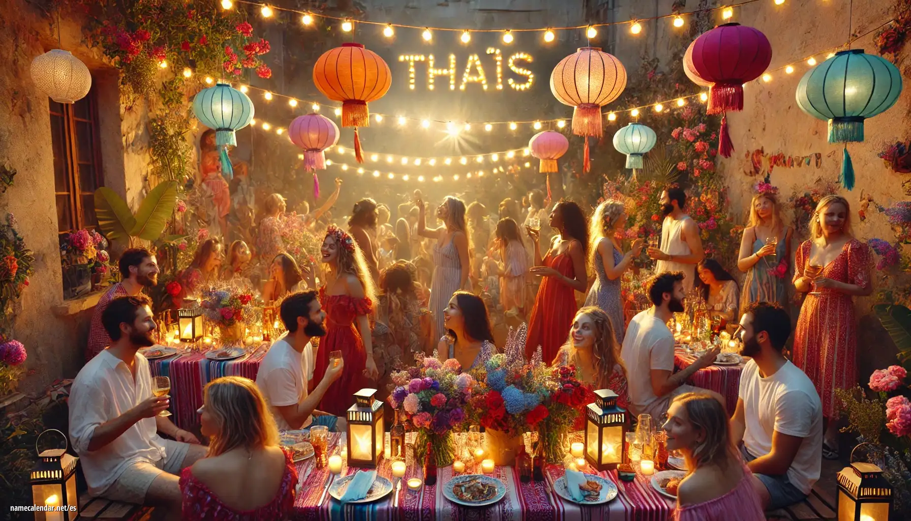 Celebración del onomástico y del nombre - Thaïs